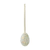 Maileg Easter Decoration, Hanging Ornament - Easter Egg with Leaves - Mint