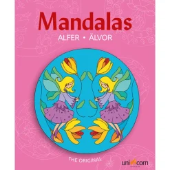 Mandalas Coloring Book, Enchanting Fairies - For Ages 4 and Up