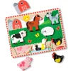 Melissa & Doug Wooden Puzzle with Large Pieces, Farm - 8 Pieces