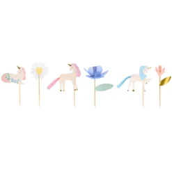 Meri Meri Cupcake Set, Meadow Unicorns