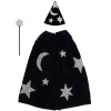 Meri Meri Dress-Up, Wizard Costume, Blue Velvet - Size 3-6 Years