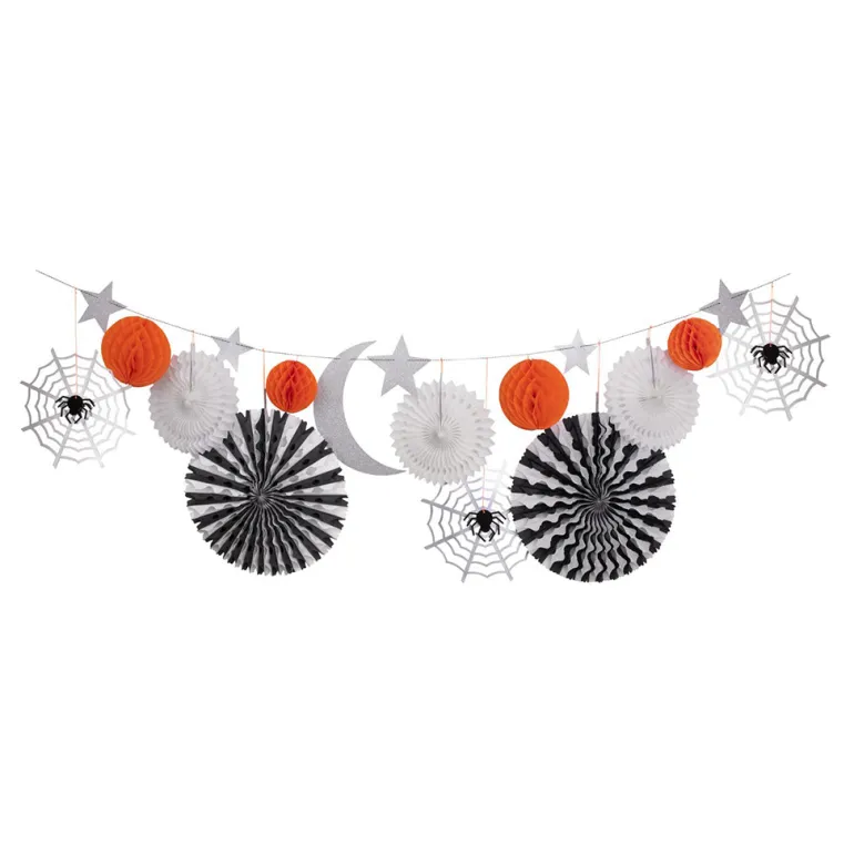 Meri Meri Garland, Halloween - Giga Honeycomb - 1.8 meters