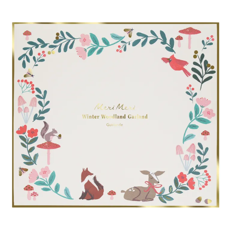 Meri Meri Garland, Winter Woodland - Vinterskov - 2 m