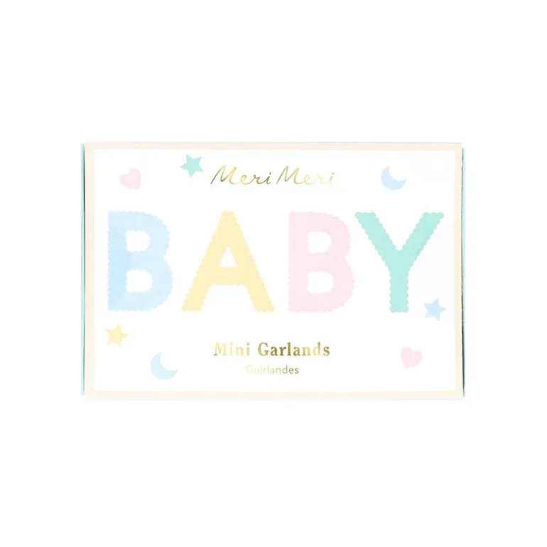 Meri Meri Mini Garland, Baby Mini Matchbox – 0.6 Meter