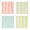 Meri Meri Napkins Size L, Pastel Stripe - Pack of 16
