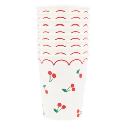 Meri Meri Paper Cups, Cherry - Set of 8