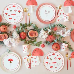 Meri Meri Paper Cups, Merry Mushroom - Set of 8.