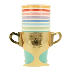 Meri Meri Paper Cups, Trophies, Champion - Set of 8