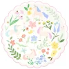 Meri Meri Paper Plates, Large, Meadow unicorns – Pack of 8