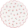 Meri Meri Paper Plates, Size L, Cherry - Pack of 8