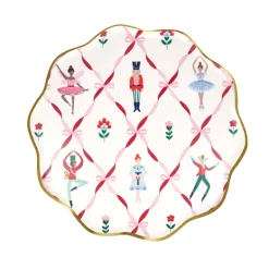 Meri Meri Paper Plates Size L, Nutcracker Ballet - Set of 8