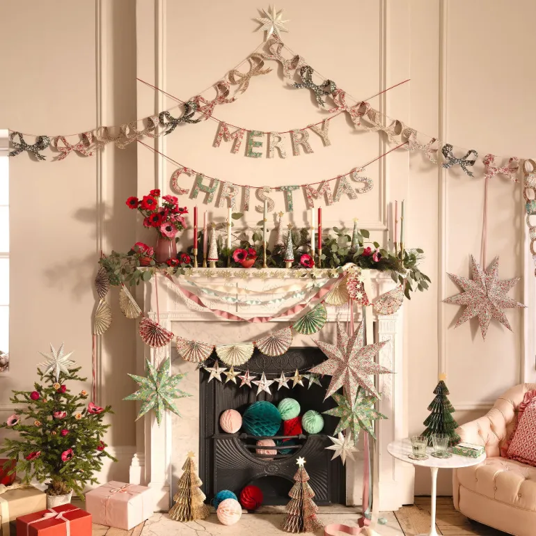 Meri Meri x Liberty Christmas Garland – 1.2 m