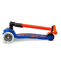 Micro Scooter, Maxi Deluxe Foldable LED - Neon Blaze Orange