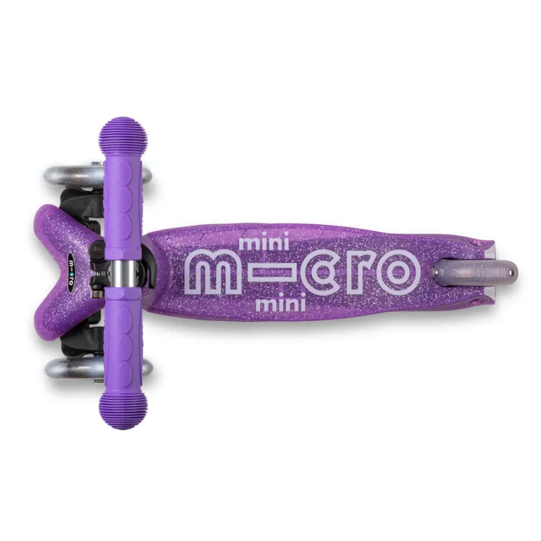 Micro Scooter, Mini Deluxe Fairy Glitter LED - Purple