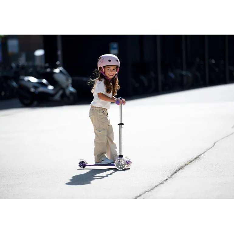 Micro Scooter, Mini Deluxe Fairy Glitter LED - Purple