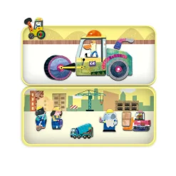 mierEdu, Magnetic Travel Set, Construction Site