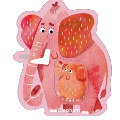 mierEdu, Puzzle 8x3 pcs - Step 1 - Animal Babies and Parents