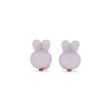 Milk x Soda Candy Rabbit Clip-On Earrings for Children – Purple
