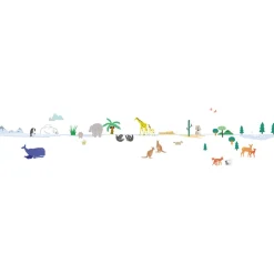 Mimi Lou Wall Sticker Border, Around the World