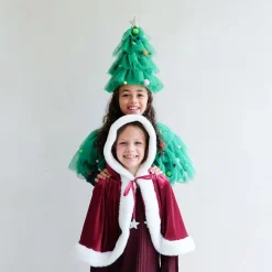 Mimi & Lula Cape, Green Christmas Tree