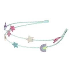 Mimi & Lula Double Headband, Rainbow and Star My Little Unicorn
