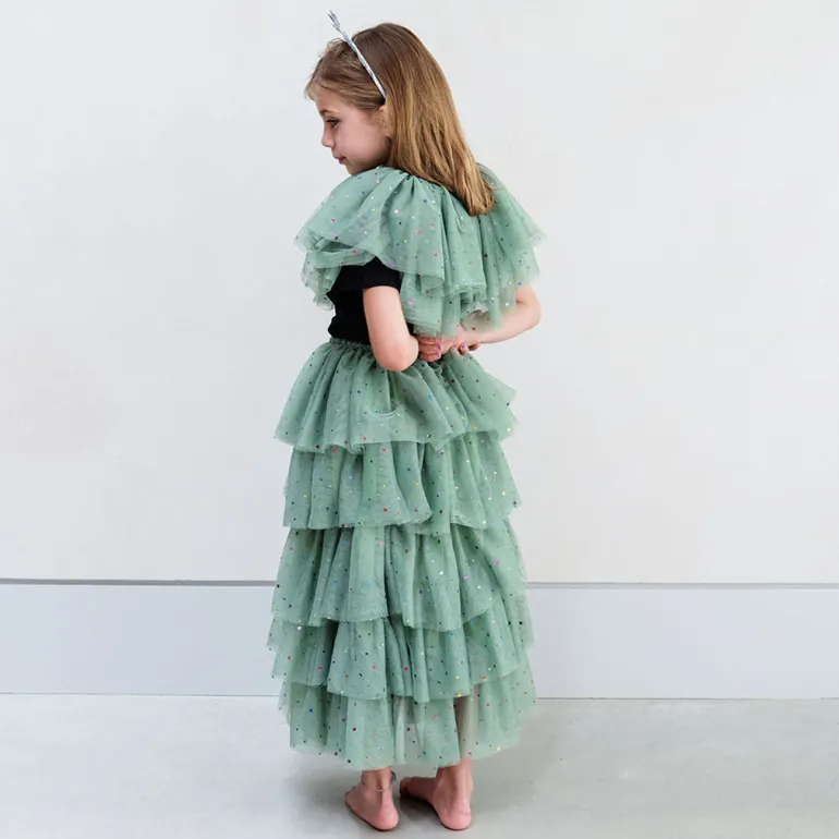 Mimi & Lula, Dress-Up Costume, Tulle Skirt - Long Christmas Tree