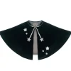 Mimi & Lula, Gertrude Witch Halloween Cape – Black