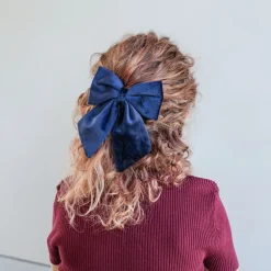 Mimi & Lula Hair Accessories, 2 Hair Bows - Stripe Agnes Pony Pals