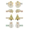 Mimi & Lula 8 Hair Clips, Mini Angel Christmas