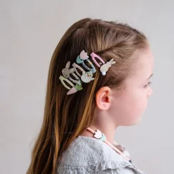 Mimi & Lula 5 Hair Clips, Mini Bunny and Chic Easter