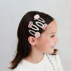 Mimi & Lula - 4 Hair Clips - Popcorn Circus