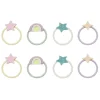 Mimi & Lula 8 Hair Elastics, Mini Rainbow and Star My Little Unicorn