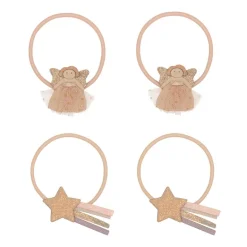 Mimi & Lula Hair Elastics, Set of 4 - Fairy Garden