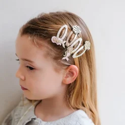 Mimi & Lula Set of 4 Hair Clips, Mermaid Ocean Pearl
