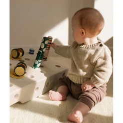 Modu Baby Motor Skills Set, Sand Grey/ Honey Yellow