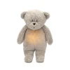 Moonie 2.0, Organic Humming Bear with Pink Noise and Nightlight – Grey