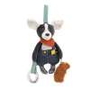 Moulin Roty Activity Toy Animal with Hanger - Dog Puce