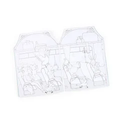 Moulin Roty Coloring Book with 170 Stickers, The Little Dance School
