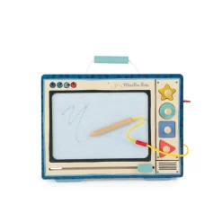 Moulin Roty Magnetic Drawing Board, Puce & Pilou