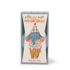Moulin Roty Plush Toy, Elephant 25cm - Pablo Les Minouchkas