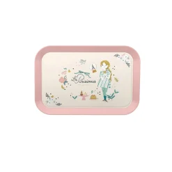 Moulin Roty Suitcase with Tea Set, 14 Pieces - Les Parisiennes