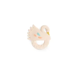 Moulin Roty Swan Teething Ring in Natural Rubber, La Petite Ecole de Danse
