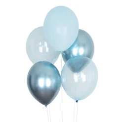 My Little Day Balloons, Blue Mix - Pack of 10