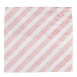My Little Day Napkins, Pink Stripes - Pack of 20