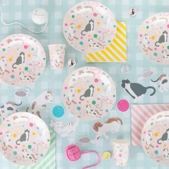 My Little Day Paper Cups, Set of 8 - Cat Theme