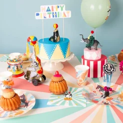 My Little Day Round Invitations, Set of 8 - Circus Theme