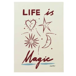 Nephthys Illustrated Poster, Life is Magic - A4