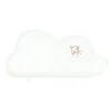 Nobodinoz Sky Pillow, Washed French Linen with Embroidered Birds – Off White