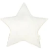 Nobodinoz Star Pillow, Washed French Linen - Off White