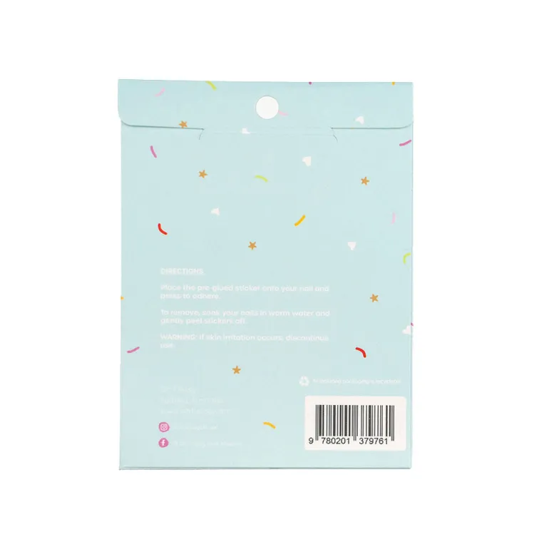Oh Flossy Nail Stickers, Sky